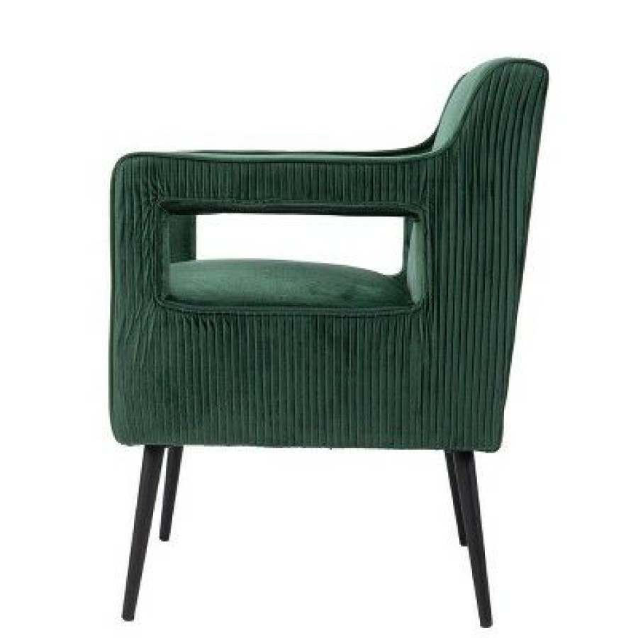 Cainish Upholstered Accent Chair Green/Black Aiden Lane | * Hot