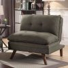 Donnelly Tufted Chair Black/Light Oak Homes: Inside + Out | * Wholesale