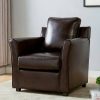 Cabico Upholstered Accent Chair Brown Mibasics | * Hot