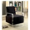 Crider Contemporary Acrylic Frame Accent Chair Homes: Inside + Out | * Online