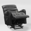 Dallas Power Lift Assist Leather Gel Recliner Black Corliving | * Online