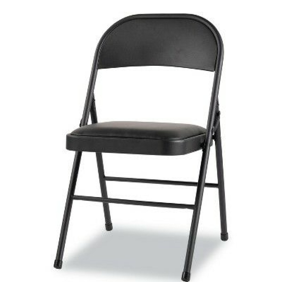 Alera Steel Folding Chair Graphite Seat/Graphite Back Graphite Base 4/Carton Fcpc5B | * Wholesale