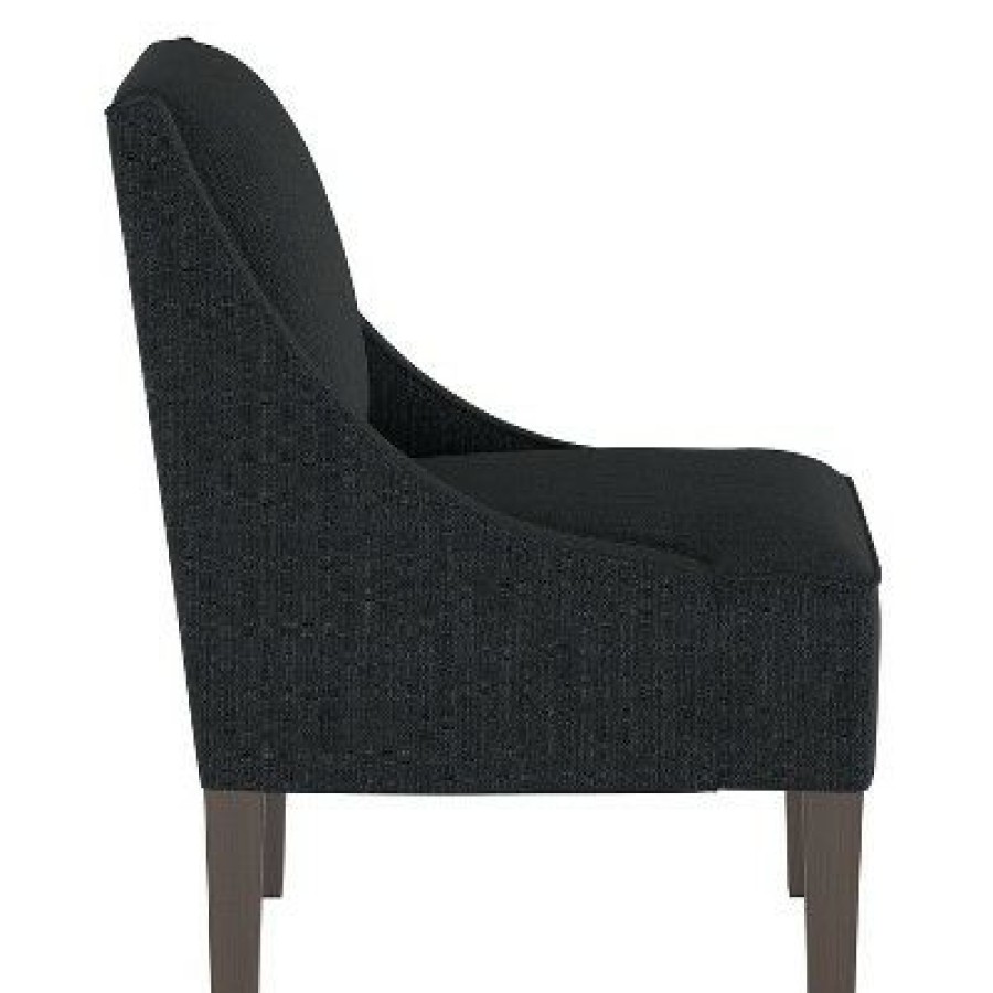 Hudson Swoop Armchair Black Threshold | * New