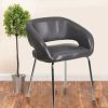 Emma And Oliver Contemporary Leather Side Reception Chair | * Best