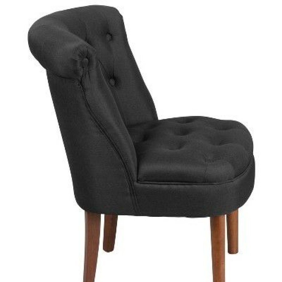 Flash Furniture Hercules Kenley Series Black Fabric Tufted Chair | * Clearance