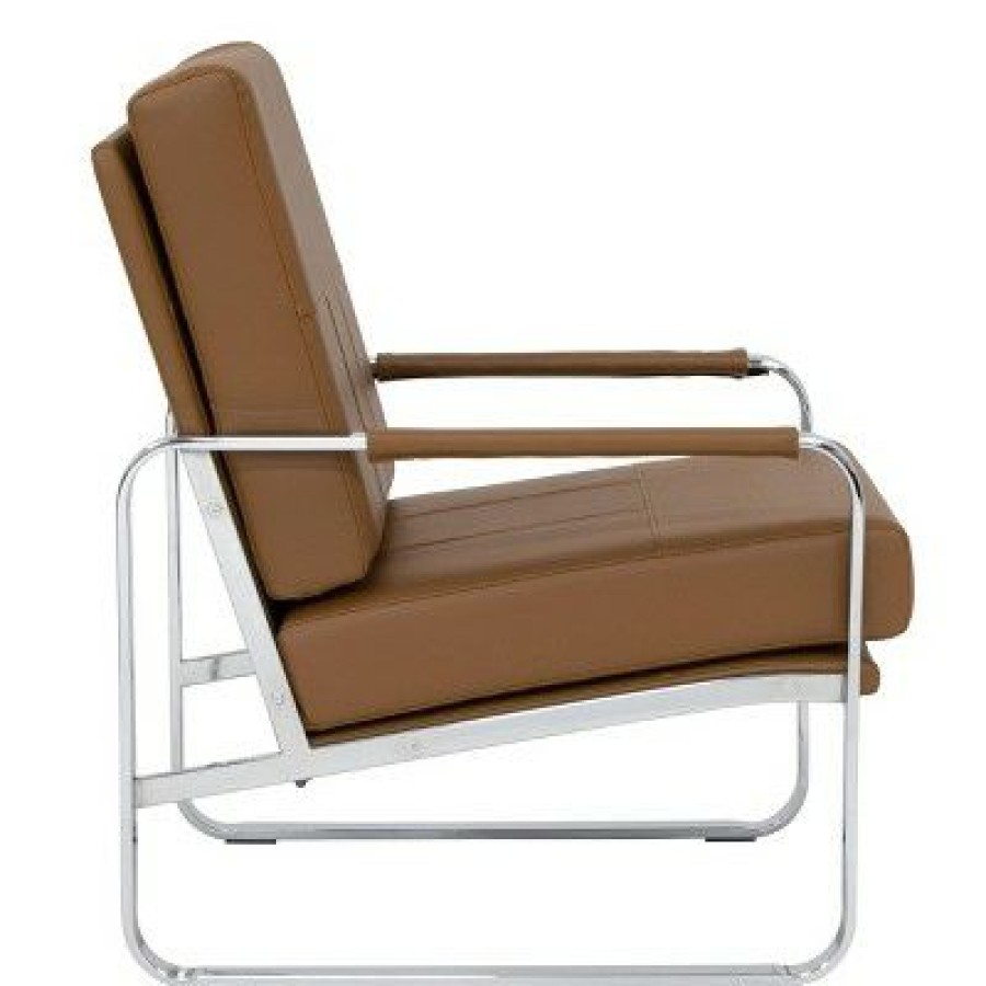 Allure Modern Accent Armchair In Blended Leather Studio Designs Home | * Hot