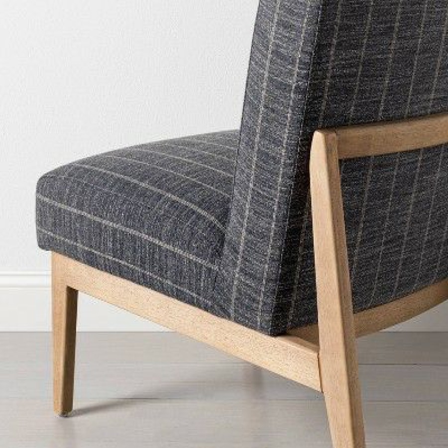 Hearth & Hand W/Magnolia Furniture Upholstered Natural Wood Slipper Accent Chair Hearth & Hand With Magnolia | * Online