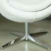 Modern Leather Roundback Chair White Christopher Knight Home | * New